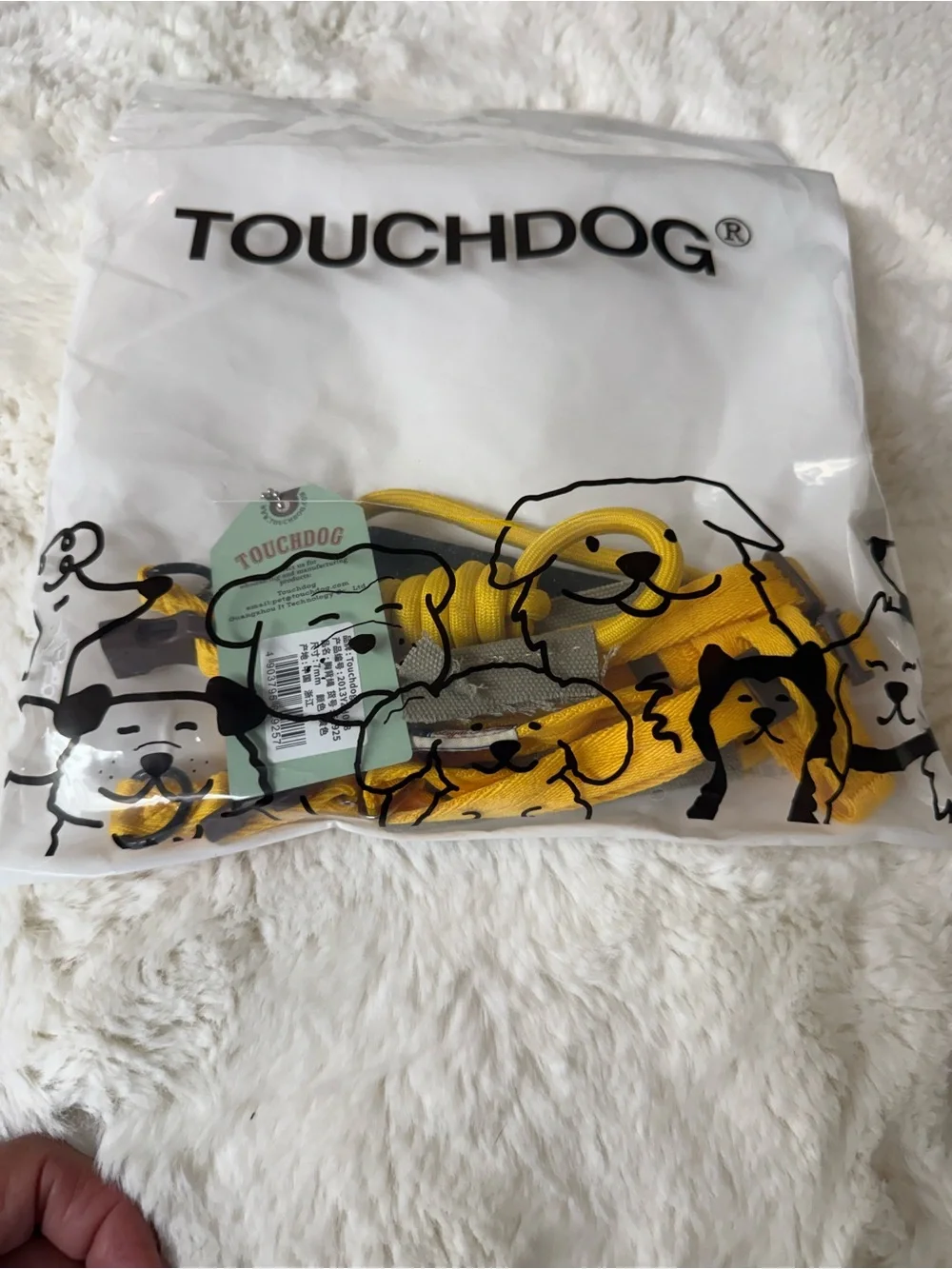 Small Yellow Dog Harness and Leash Set